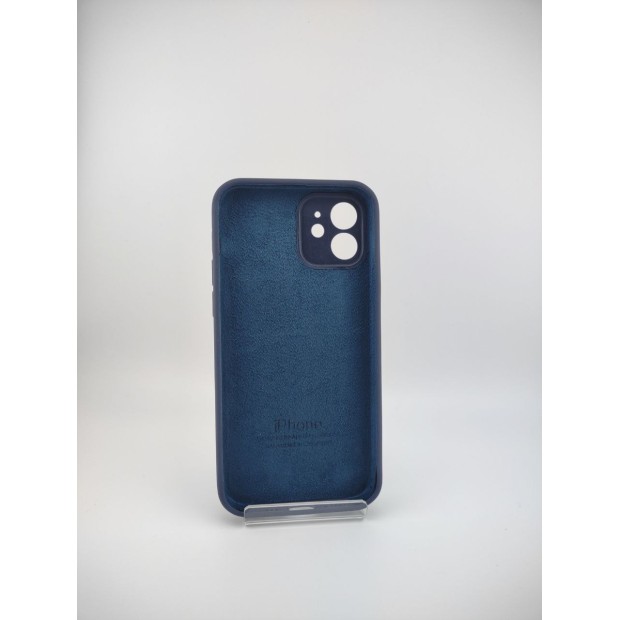 Силіконовий чохол Original RoundCam для Apple iPhone 12 (09) Midnight Blue