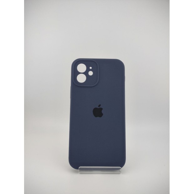 Силіконовий чохол Original RoundCam для Apple iPhone 12 (09) Midnight Blue