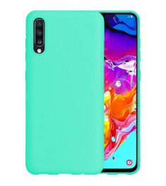 Силіконовий чохол iNavi Color для Samsung Galaxy A70 (2019) (бірюзовий)