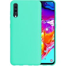 Силиконовый чехол iNavi Color Samsung Galaxy A70 (2019) (Бирюзовый)