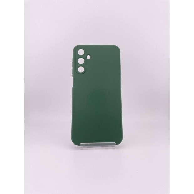Силіконовий чохол Original Samsung Galaxy A15 4G  /  A15 5G (ShutCam) (Темно-зелений)