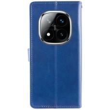 Чохол-книжка Leather Book Gallant Xiaomi Redmi Note 14 Pro 4G (Синій)