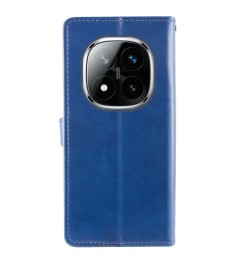 Чохол-книжка Leather Book Gallant Xiaomi Redmi Note 14 Pro 4G (Синій)