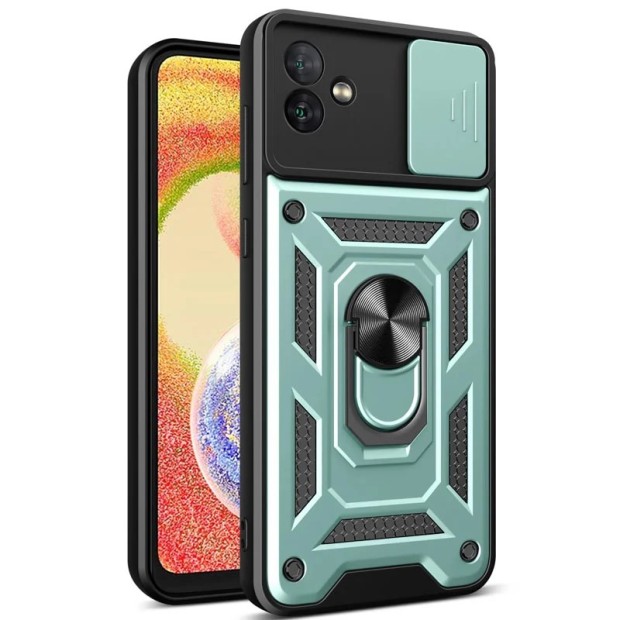 Бронь-чохол Ring Serge Armor Case Samsung Galaxy A06 (ShutCam) (Зелений)