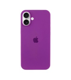 Силіконовий оригінальний круглий чохол для Apple iPhone 16 Plus (58) Виноград.