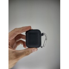 Чехол для наушников Blueo Liquid Silicone Apple AirPods 1 / 2 (07) Black