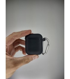 Чохол для навушників Blueo Liquid Silicone Apple AirPods 1  /  2 (07) Чорний
