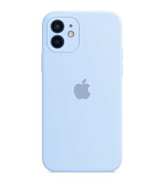 Силіконовий оригінальний чохол RoundCam для Apple iPhone 12 (15) Ліловий