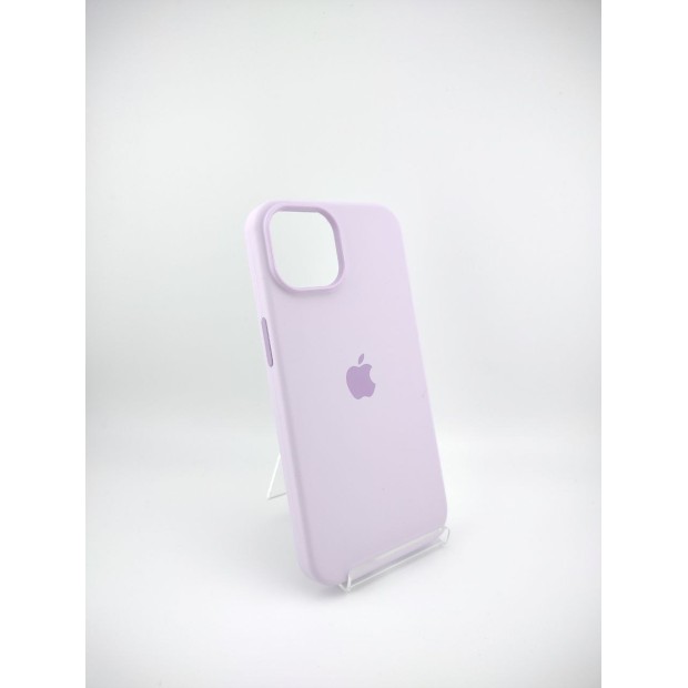 Силіконовий чохол з MagSafe для Apple iPhone 14 (ліловий)