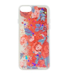 Силіконова накладка Liquid Fashion для Apple iPhone 7  /  8 (Рожевий)