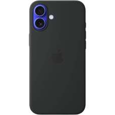 Чехол Silicone Case with MagSafe Apple iPhone 16 Plus (Black) (Original)