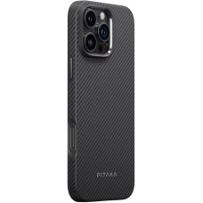 Накладка Pitaka Military-Grade Protective Case Classic Twill 600D Apple iPhone 16 Pro (Black / Grey)