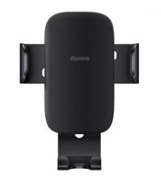 Автодержатель Baseus Metal Age 2 Gravity (Round Air Vent Version) (Чёрный) SUJS0..