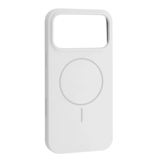 Силикон Original Round Case with MagSafe Apple iPhone 17 Pro Max (06) White