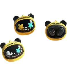 Беспроводные наушники-гарнитура вакуумные XoKo G05-face changing (Yellow/Black) ..