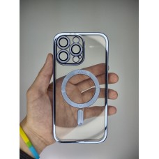 Чехол UMKU Shining with MagSafe Apple iPhone 14 Pro Max (Sierra Blue)