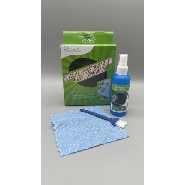 Набор для чистки Expert 3in1 (спрей/кисточка/микрофибра)