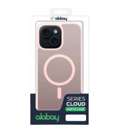 Силіконовий чохол Alabay Cloud Matte для Apple iPhone 13 (Світло-рожевий)