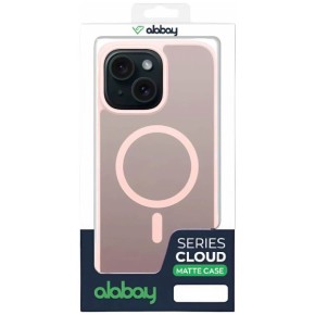 Силіконовий чохол Alabay Cloud Matte для Apple iPhone 13 (Світло-рожевий)