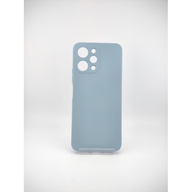 Силіконовий чохол Original Xiaomi Redmi 12 (ShutCam) (Блідо-блакитний)