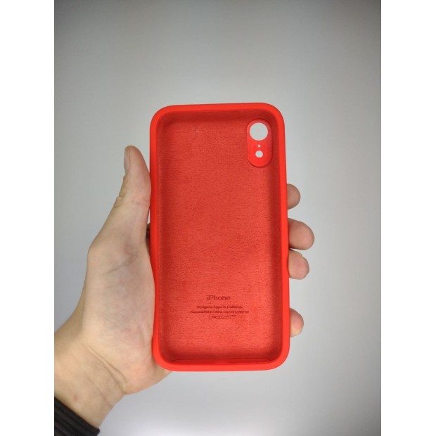 Оригінальний чохол Силікон RoundCam для Apple iPhone XR (05) Product RED