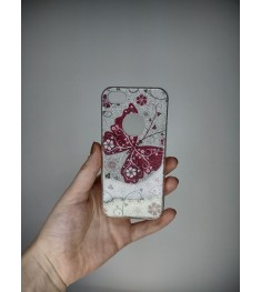 Силикон Glitter Apple iPhone 5 / 5s / SE (Big Butterfly)