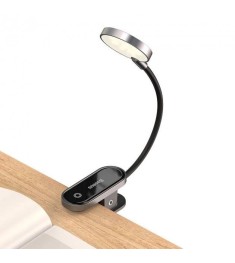 Лампа для читання Baseus Comfort Reading Mini Clip (Сіра) DGRAD-0G