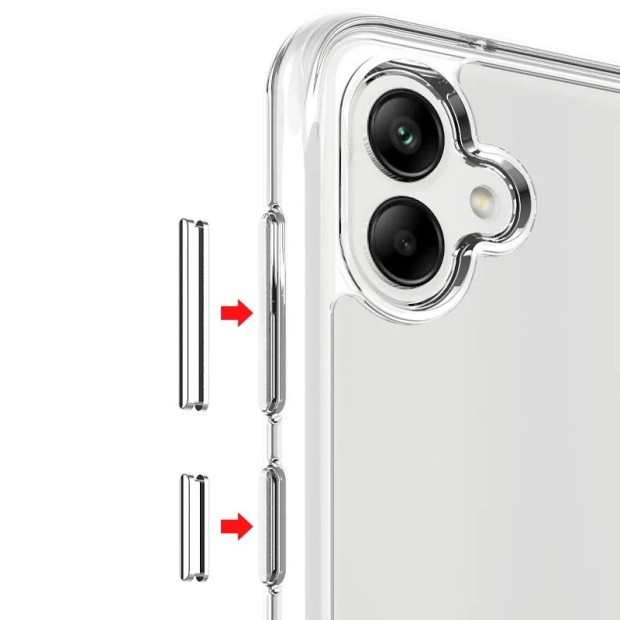 Силіконовий чохол Space Case для Samsung Galaxy A06 (Прозорий)