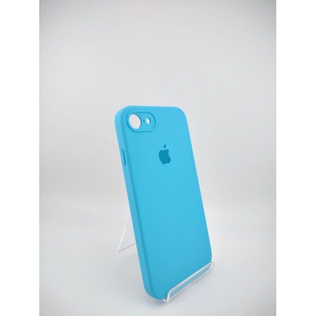 Силіконовий чохол Original Square RoundCam для Apple iPhone 7  /  8  /  SE (2020) Синій