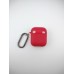 Чохол для навушників Full Silicone Case with Microfiber Apple AirPods (04) Rose Red