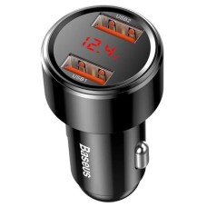 АЗУ-адаптер Baseus Magic Digital Display CCMLC20A-01 QC3.0 45W 2USB (Чёрный)