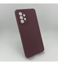 Силіконовий чохол Original Samsung Galaxy A52 (ShutCam) (Бордовий)