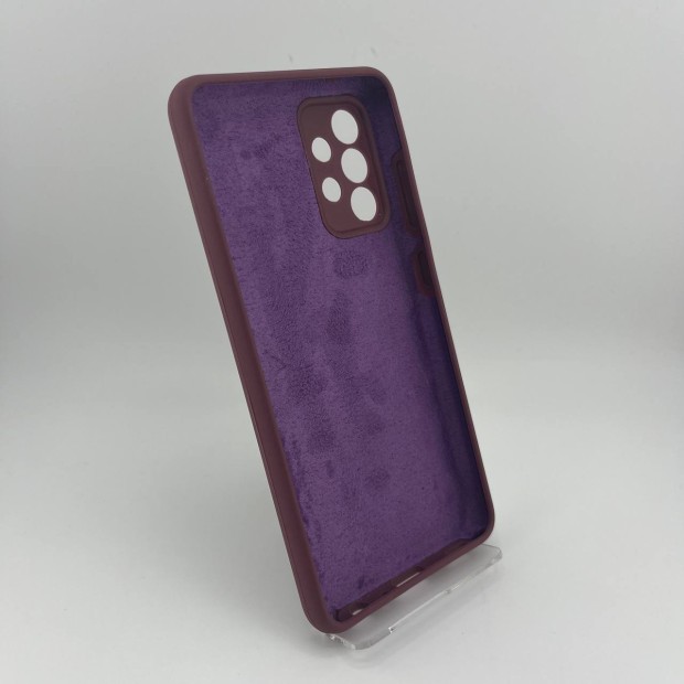 Силіконовий чохол Original Samsung Galaxy A52 (ShutCam) (Бордовий)