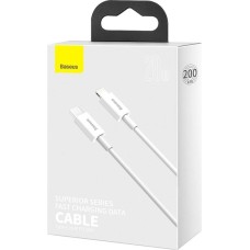 USB-кабель Baseus Superior PD 20W (2m) (Type-C to Lightning) (Белый) CATLYS-C02