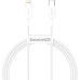Baseus Superior PD 20W USB Cable (2m) (Type-C to Lightning) (White) CATLYS-C02