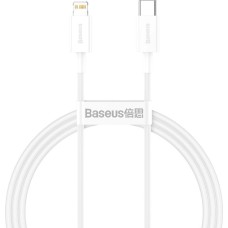 USB-кабель Baseus Superior PD 20W (2m) (Type-C to Lightning) (Белый) CATLYS-C02