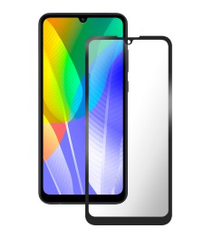 Захисне скло 5D Standard Huawei Y6P Чорне