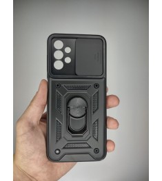 Чохол-бронь Ring Serge Armor Case для Samsung Galaxy A13 (ShutCam) (Чорний)
