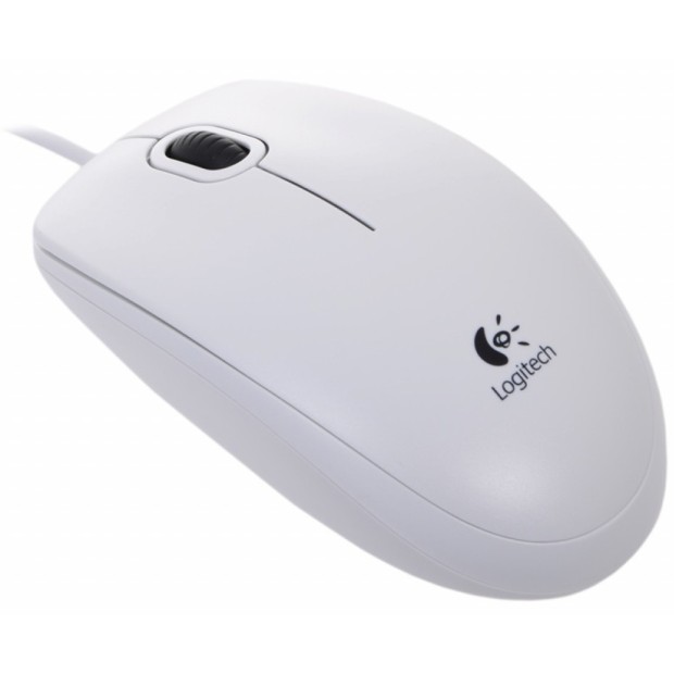Мышь проводная Logitech B100 (910-003360) (White)