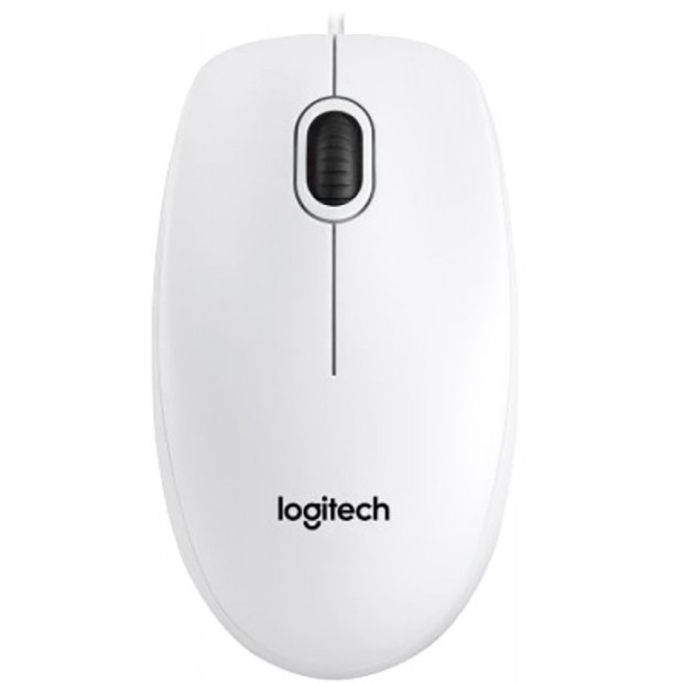 Мышь проводная Logitech B100 (910-003360) (White)