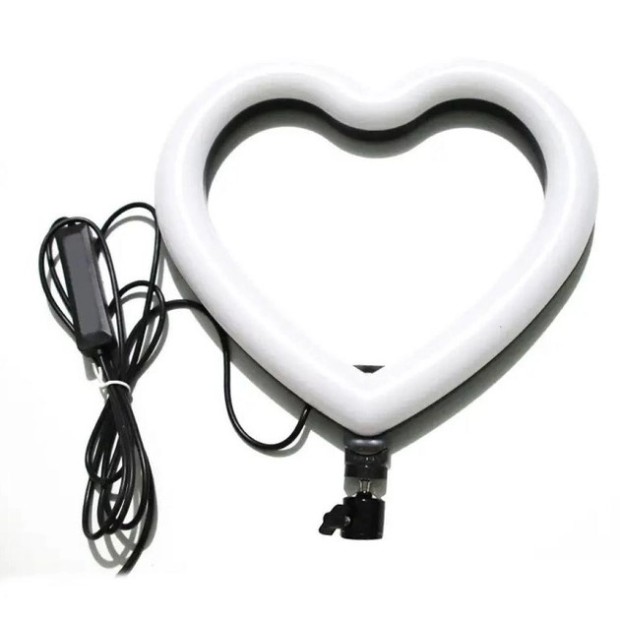 Набор для съемки LED-лампа Heart JM26-10 MJ-26 (26cm) RGB (Чёрный)