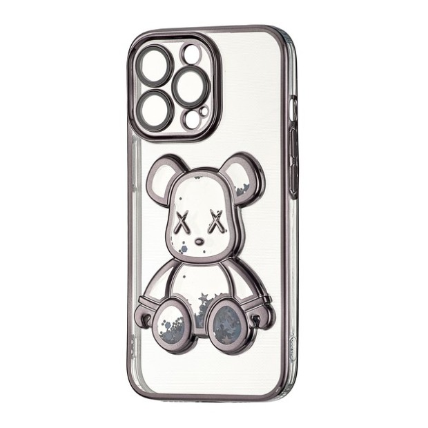 Чохол UMKU Bear Shine для Apple iPhone 13 Pro (Чорний)