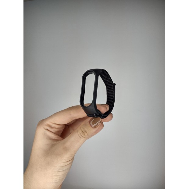Ремінець Velcro Xiaomi Mi Band 3  /  Mi Band 4 (Чорний)