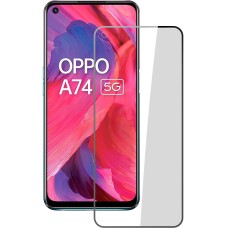 Защитное стекло 5D Standard Oppo A74 Black