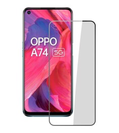 Захисне скло 5D Standard для Oppo A74 Чорне