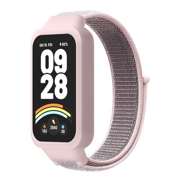 Ремешок Velcro Xiaomi Mi Band 9 Active (Pink Sand)