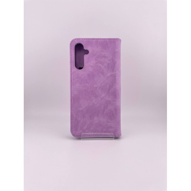 Чохол-книжка Leather Elegant Samsung Galaxy A15 (Темна фіалка)