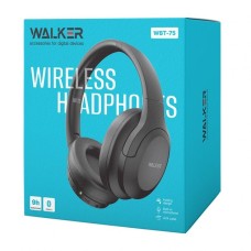 Беспроводные накладные наушники-гарнитура Walker Big WBT-75 (Black)