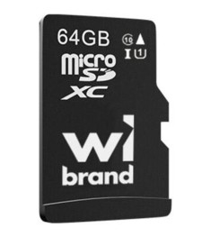 Карта пам'яті Wibrand MicroSDXC 64Gb (Клас 10) + SD-адаптер