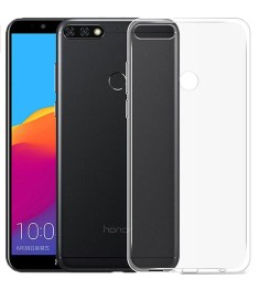 Силіконовий чохол WS для Huawei Y7 (2018)  /  Honor 7C Pro (прозорий)